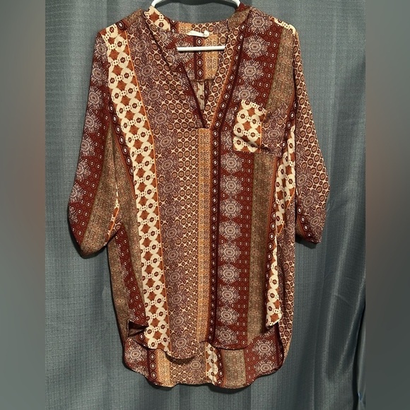 Lush Boho Style Blouse - Picture 1 of 6